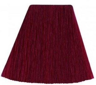 A burgundy-red textured lampshade with a wide bottom and narrow top.