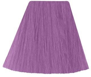 A purple hairbrush with a wide, flat shape and soft bristles.