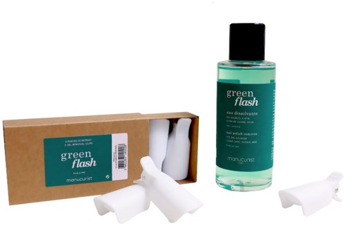 Manucurist Green Flash Duo Gentle Polish Remover Green Flash & Withdrawal pliers