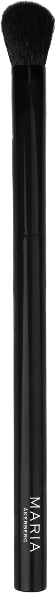 A black makeup brush with soft bristles and the brand name 'MARIA' on the handle.