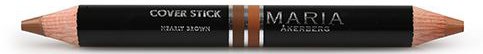 A brown and black makeup concealer stick with the brand name Maria. It is a cosmetic product.