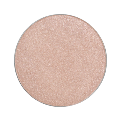 A round, pink makeup sponge with a soft, textured surface.