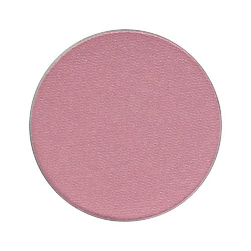 Runde rosa Make-up-Schwamm mit strukturierter Oberfläche.