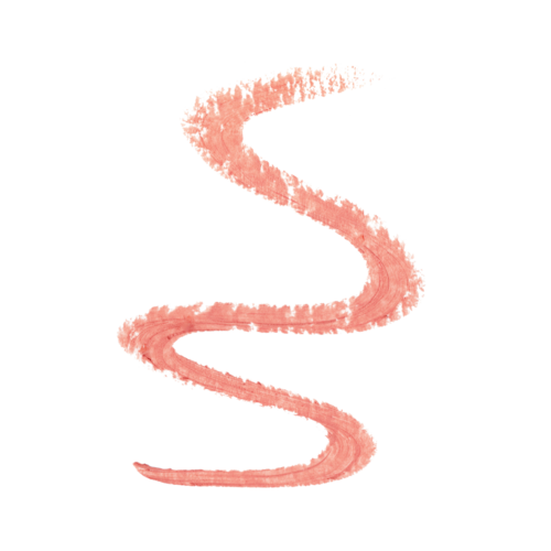 A pink spiral or swirl design on a black background.