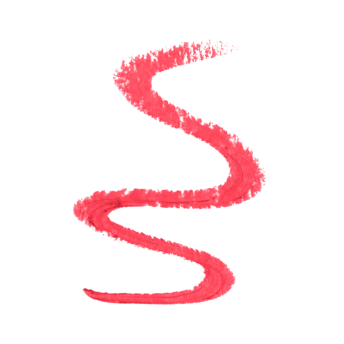 Pink, watercolor-style spiral shape, looks soft and artistic.