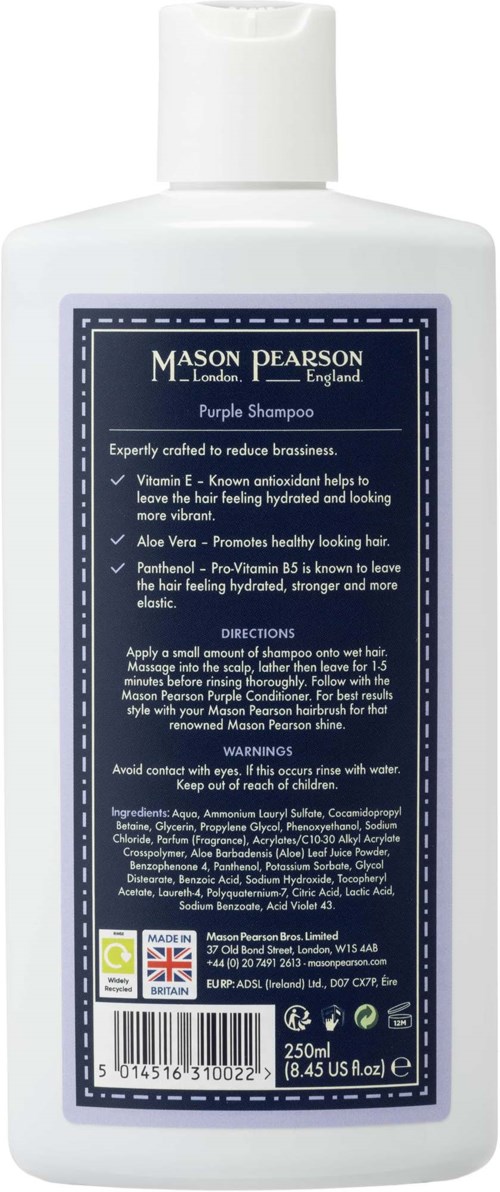 Mason Pearson Purple Shampoo 250 ml