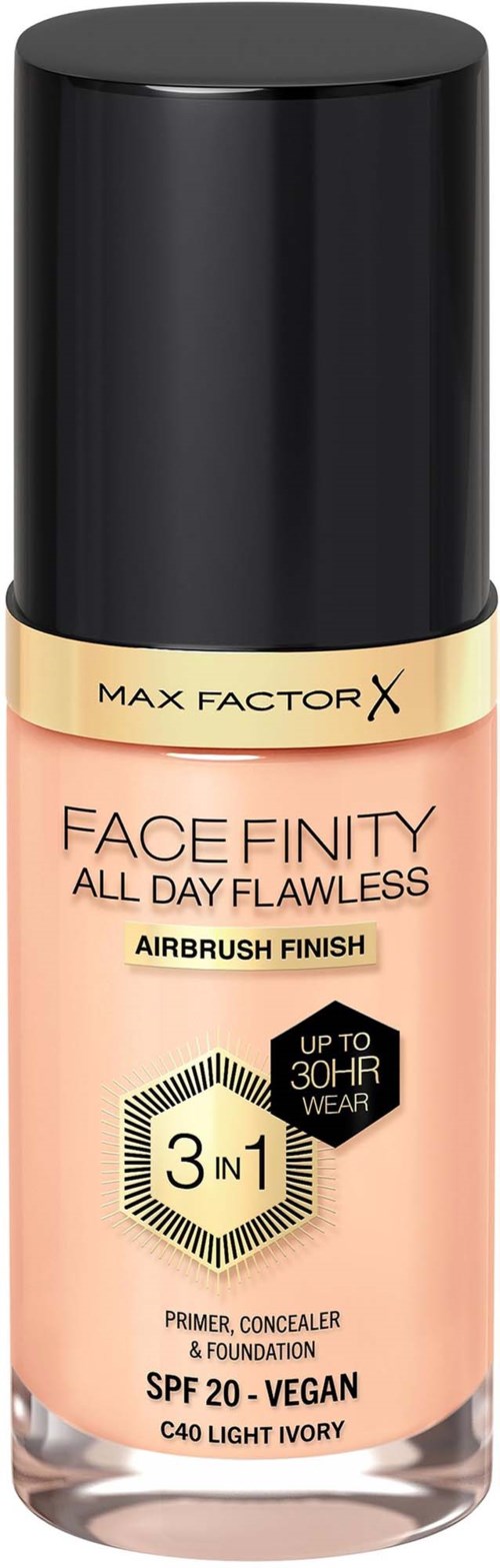 Max Factor Facefinity All Day Flawness 3in1 Liquid Foundation 40 Ivory