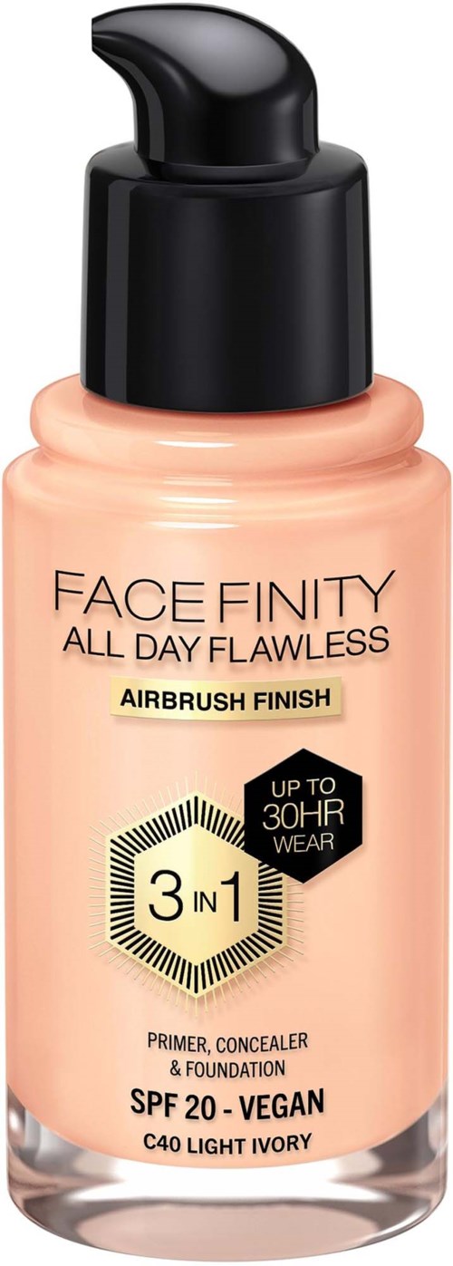 Max Factor Facefinity All Day Flawness 3in1 Liquid Foundation 40 Ivory