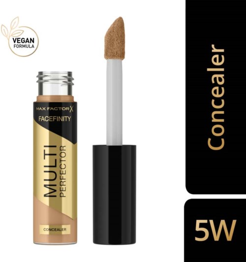 Verkrijgbaar als 'Multi Perfector' concealer, met een beige sponsje, vegans formule en SPF 5.
