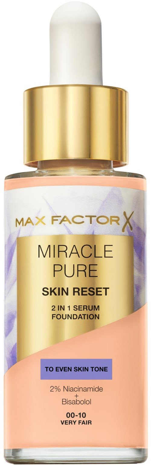 Ihonhoitoserumipullo, jossa on valkoinen tiputuskorkki, kultainen renka thong ja värikäs etiketti ryppyjen hävitykseen.