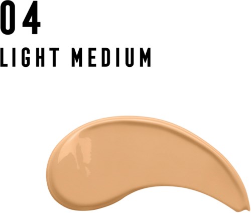 Nummer 04, ljus medium nyans, ser ut som en beige vätska eller kräm, del av en makeup- eller kosmetikprodukt.