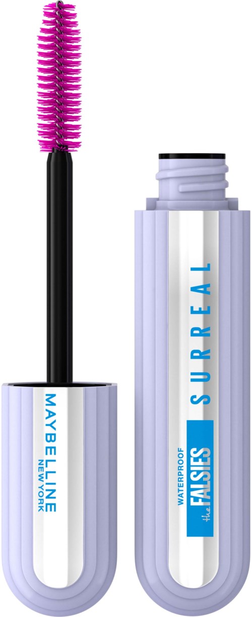 Huulikiiltoputki, jossa on pinkki harja, merkitty Maybelline ja L'ORÉAL, nimeltään 'LASH SENSATIONAL'.
