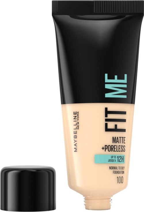 Maybelline New York Fit Me Matte + Poreless Foundation 100 Warm Ivory