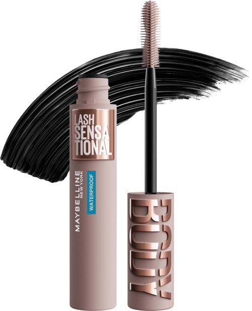 Maybelline New York Lash Sensational Body Waterproof Mascara Very Black