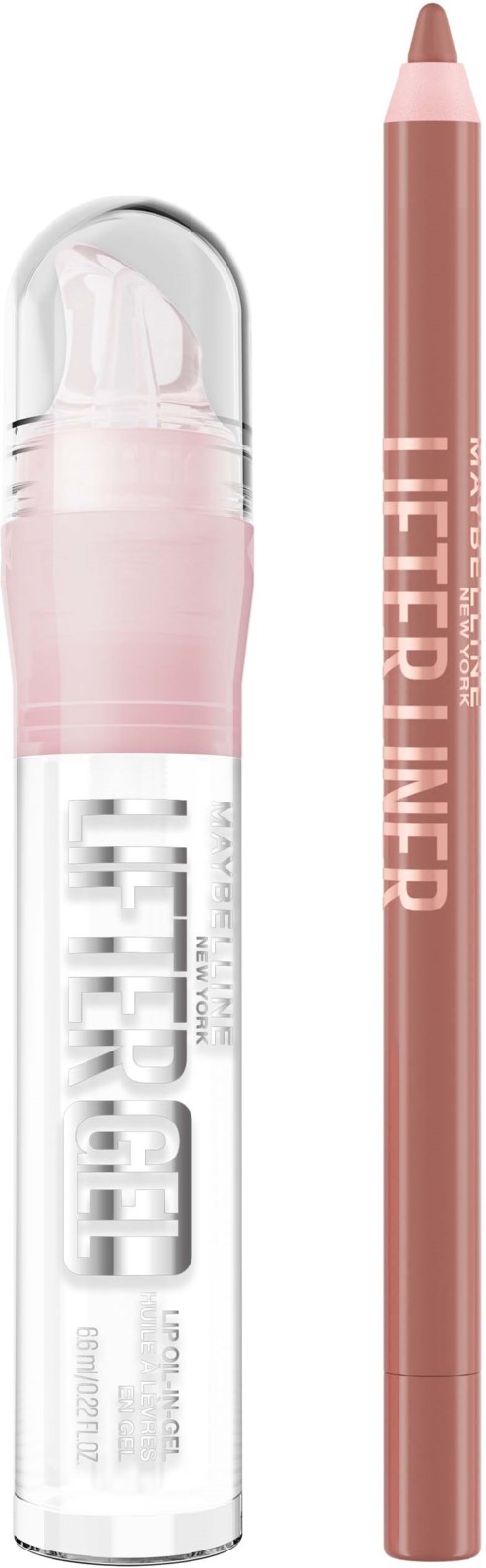 Maybelline New York Lifter Lip Bundle Liner 05 On It + Gel 01 Mintini