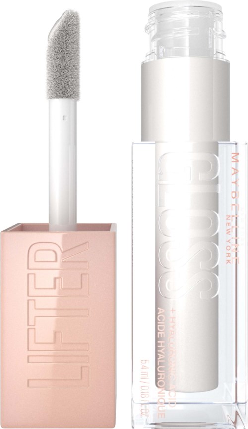 Maybelline New York Lifter Gloss, Hydrating Lip Gloss with Hyaluronic Acid  001 Pearl