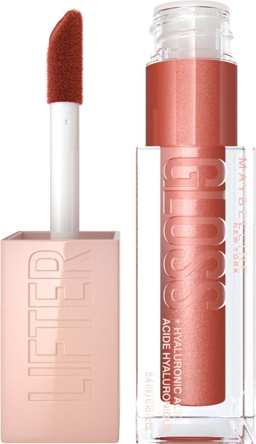 Maybelline New York Lifter Gloss, Hydrating Lip Gloss with Hyaluronic Acid  009 Topaz