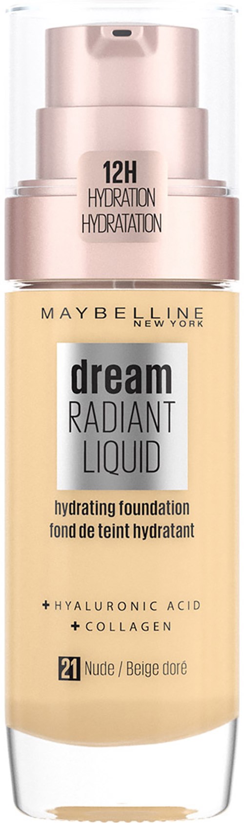Maybelline New York Radiant Liquid Foundation 021 Nude