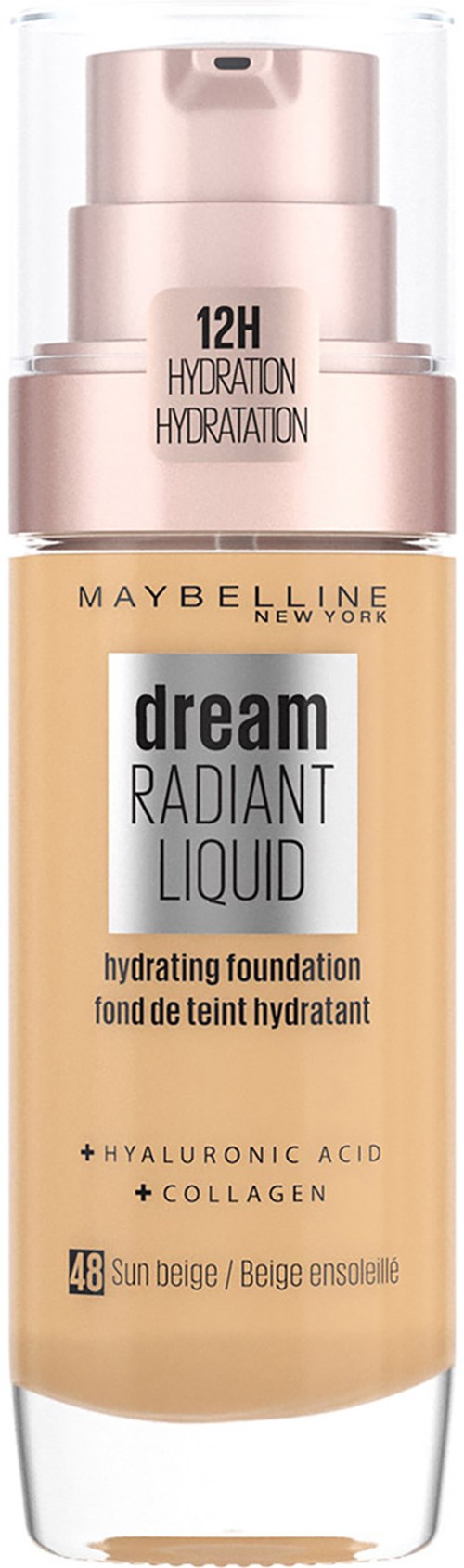Maybelline New York Radiant Liquid Foundation  048 Sun Beige