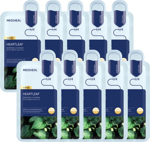 Mediheal Dermaplus Heartleaf Mask 10 St.
