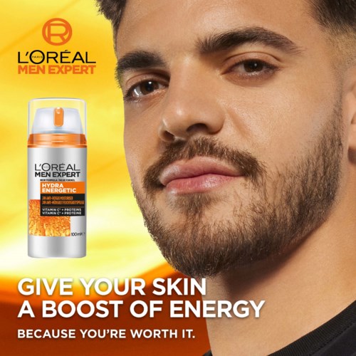 L'Oréal Paris Men Expert Hydra Energetic 24H Anti-Tiredness Moisturiser for Normal Skin 100 ml