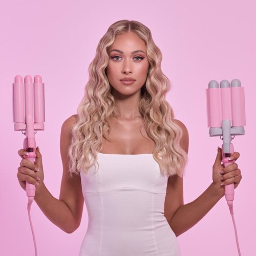 Mermade Hair Mini Pro Waver 25mm in Pink