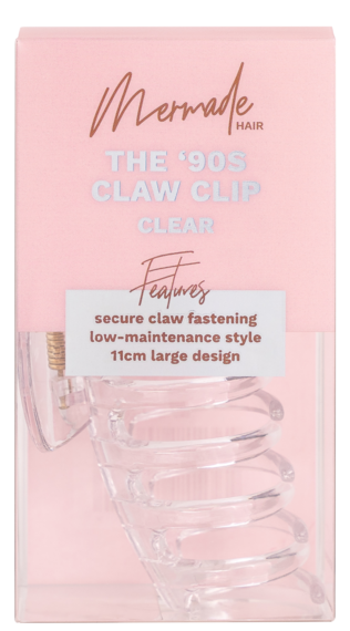 Mermade Hair The 90's Claw Clip in Clear