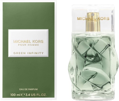 Michael Kors Green Infinity -kokoelomerkki ja pullo