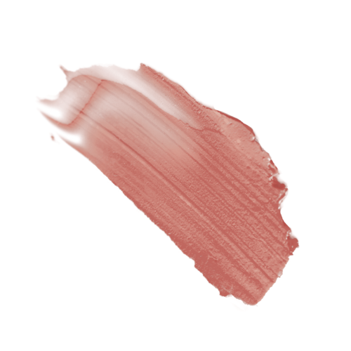 En smet av rosa-beige smink eller kosmetikprodukt på en yta.