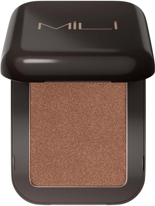 Kleines Make-up-Produkt mit Bronze-Farbton in einem schwarzen Gehäuse mit "MILL" auf der Oberseite.