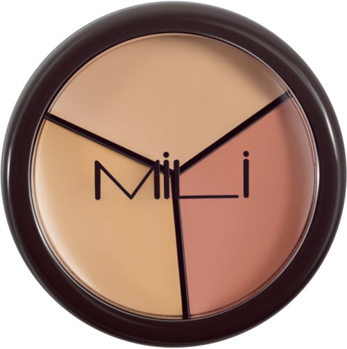 The clock shows the time with a tri-color face divided into three sections, with the brand name Mimi in the middle.