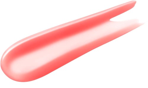Et rosa, langstrakt, glatt objekt med spisse ender, som ligner på et plast- eller gummiverktøy eller tilbehør.