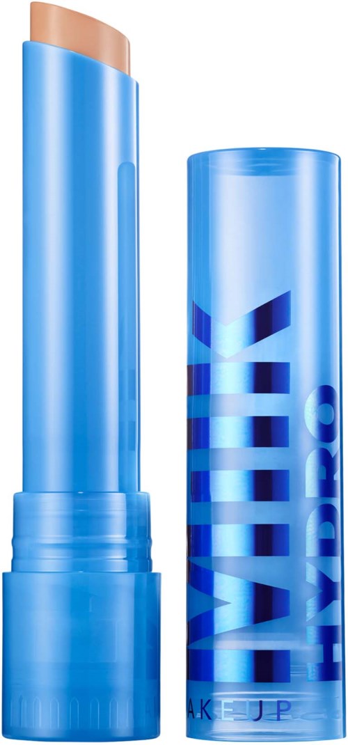 Wall jump gel lipstick in a blue tube, with the word 'NAKE' visible on the cap.