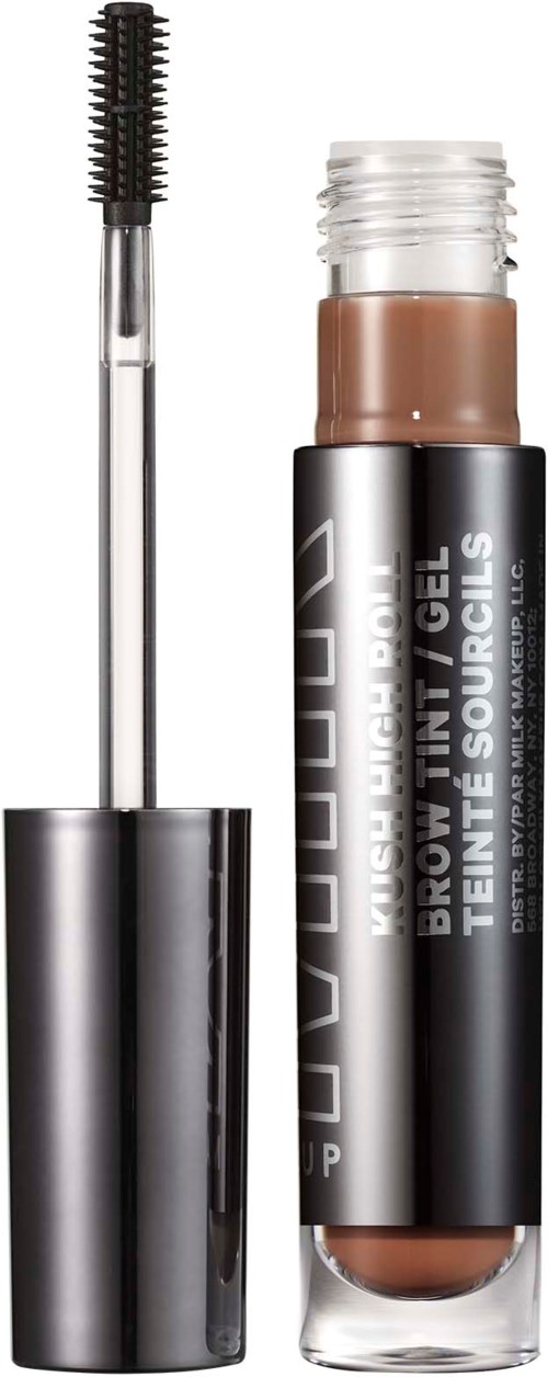 Ein Augenbrauen-Highlighter mit Bürstchen und in einem transparenten Stick.