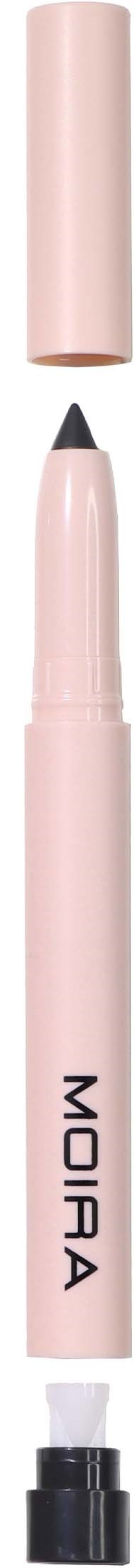 Pink marker with a black tip and a removable cap. The brand name 'MOILIA' is written on it.