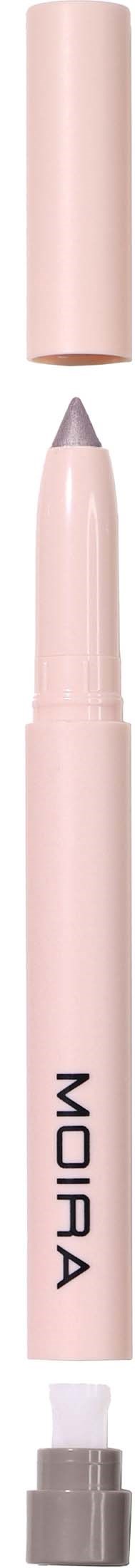 A pink pen with a cap, designed for writing or drawing, labeled 'MOIRA'.