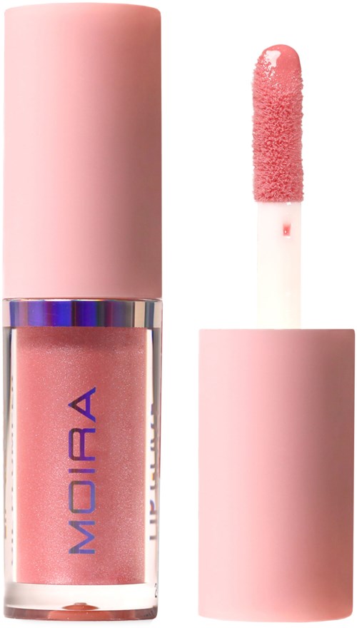 Rosenfarben Lippenstift ohne Deckel, zeigt den Applikator. Der Markenname 'MORFA' ist sichtbar.