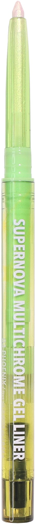 Green gel pen with white text that says SuperWOMAN Multicode Gel Liner.