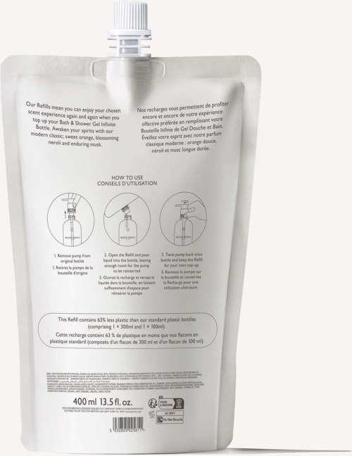 Molton Brown Orange & Bergamot Bath & Shower Gel Refill Pouch