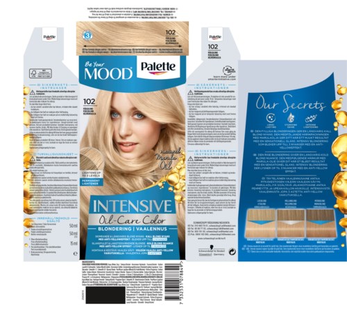 Schwarzkopf MOOD Intensive Creme Color 102 Pärlblond
