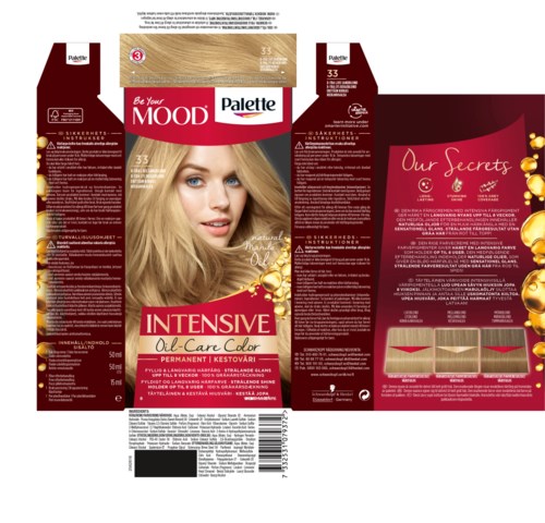 Schwarzkopf Palette Intensive Creme Color 33 X-tra Ljus Sandblond