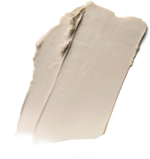 Ein beiger oder cremefarbener rechteckiger Block mit glatter Oberfläche und Textur, ähnlich einer Seifen- oder Tonstück.