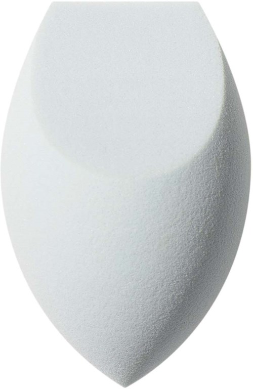 White foam object shaped like a leaf or petal with a smooth texture.