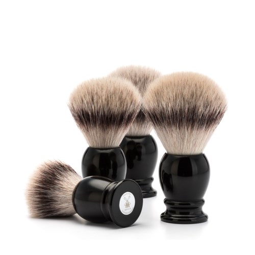 Mühle Rakborste Silvertip Badger Classic Resin Black-L