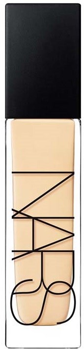 NARS liquid concealer with black cap, transparent bottle, and brand name on front.