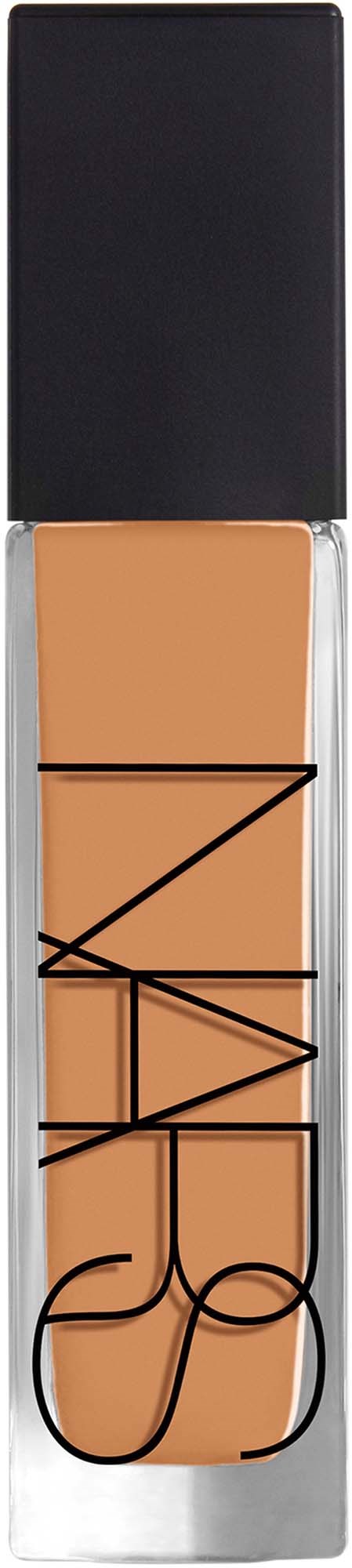 NARS liquid concealer with a beige shade, black cap, and transparent bottle showing the product inside.