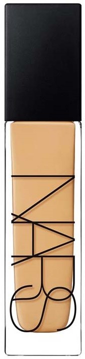 NARS liquid concealer bottle with black cap, beige liquid inside, NARS logo on the front.