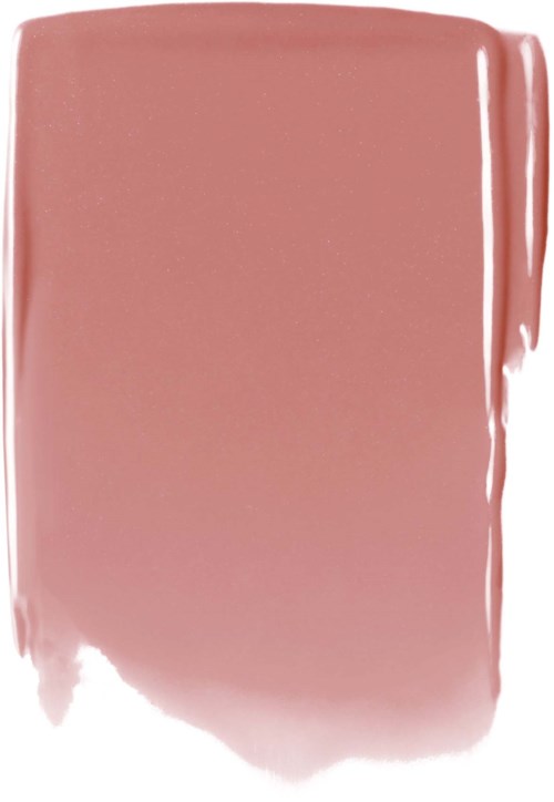 En rosa nagellacksprov visar en glansig, slät yta och runda kanter. Det liknar ett nagellacksprov.