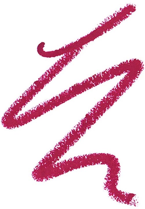 A red, rough-textured scribble or signature on a white background.