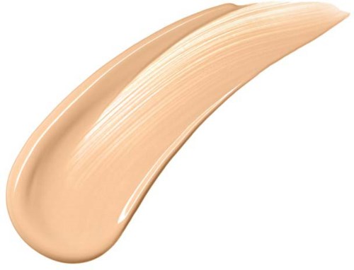 A blob of beige-colored liquid makeup or foundation with a smooth texture.